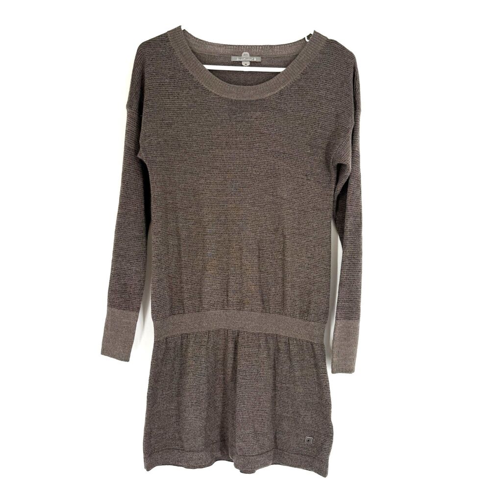Smartwool Dress Tabaretta Sweater Tunic Wool Blend Brown Apres Ski Granola Sz M